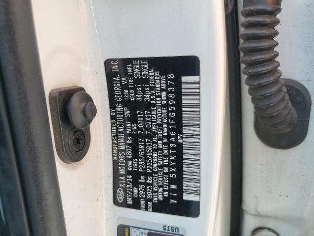 2015 KIA SORENTO LX 5XYKT3A61FG598378