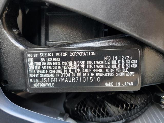 2024 SUZUKI GSX-R750 JS1GR7MA2R7101510