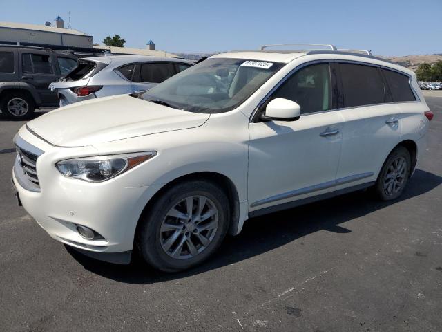 INFINITI QX60 2015 white  gas 5N1AL0MM3FC511424 photo #1