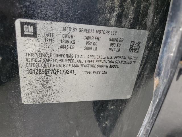 2016 CHEVROLET MALIBU LS - 1G1ZB5ST7GF179241