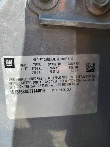 2018 CHEVROLET CRUZE PREM 1G1BF5SM7J7144019