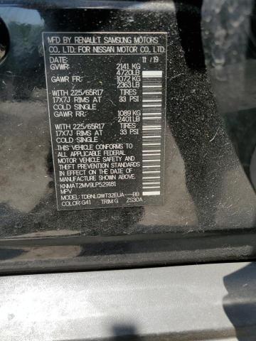 2020 NISSAN ROGUE S - KNMAT2MV9LP529181
