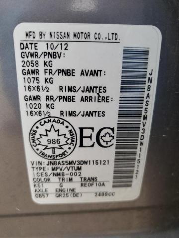 2013 NISSAN ROGUE S - JN8AS5MV3DW115121