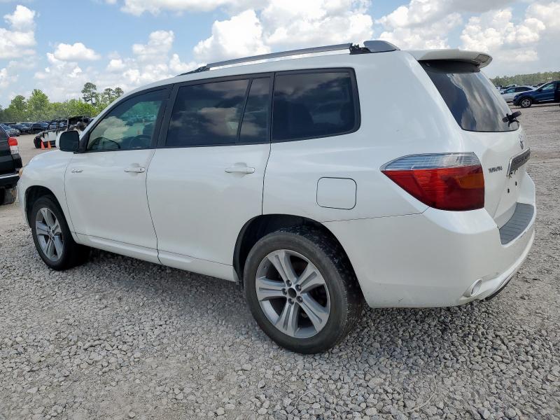 TOYOTA HIGHLANDER 2008 white 4dr spor gas JTEDS43A282057691 photo #3