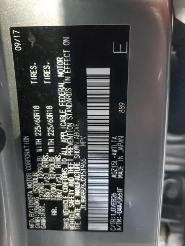 2018 LEXUS NX 300 BAS JTJBARBZ6J2151966