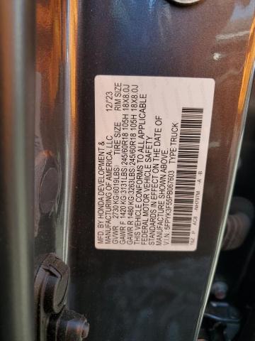 2023 HONDA RIDGELINE 5FPYK3F55PB067603