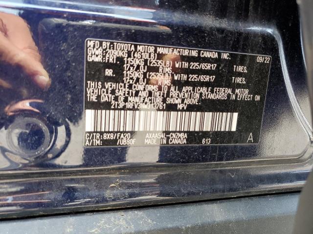 2022 TOYOTA RAV4 XLE - 2T3P1RFV3NW313761