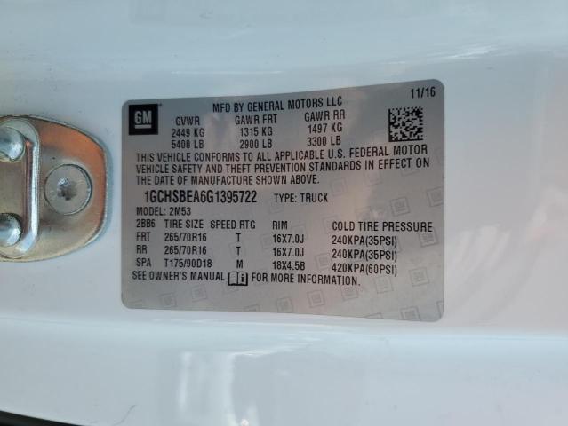 2016 CHEVROLET COLORADO - 1GCHSBEA6G1395722