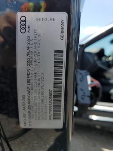 2018 AUDI A5 PREMIUM WAUTNAF57JA059837