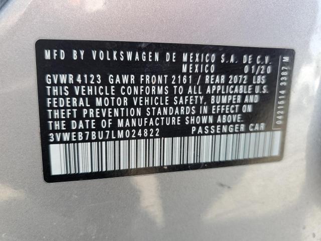 2020 VOLKSWAGEN JETTA SEL 3VWEB7BU7LM024822