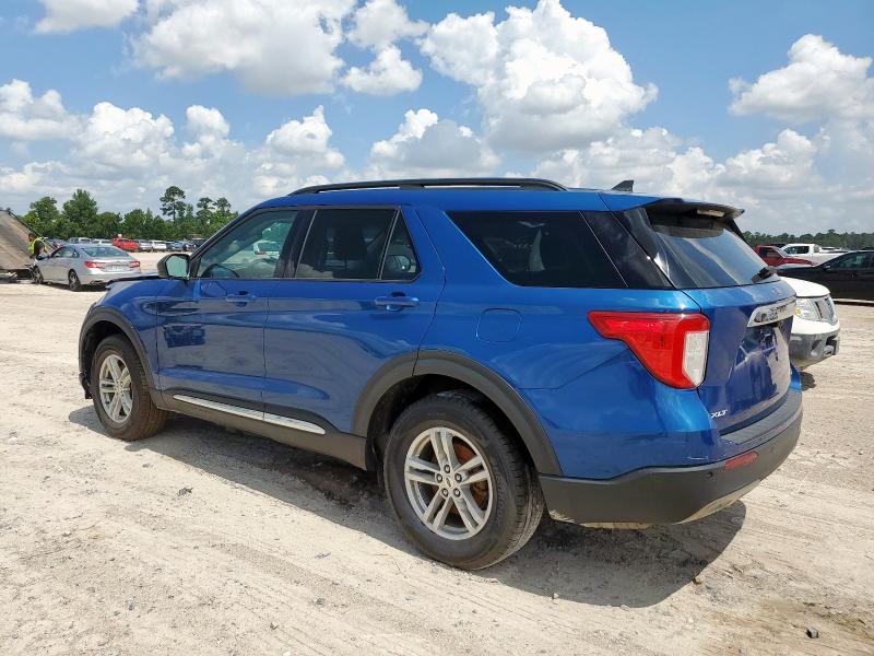 FORD EXPLORER X 2021 blue  Gasoline 1FMSK8DHXMGB65760 photo #3