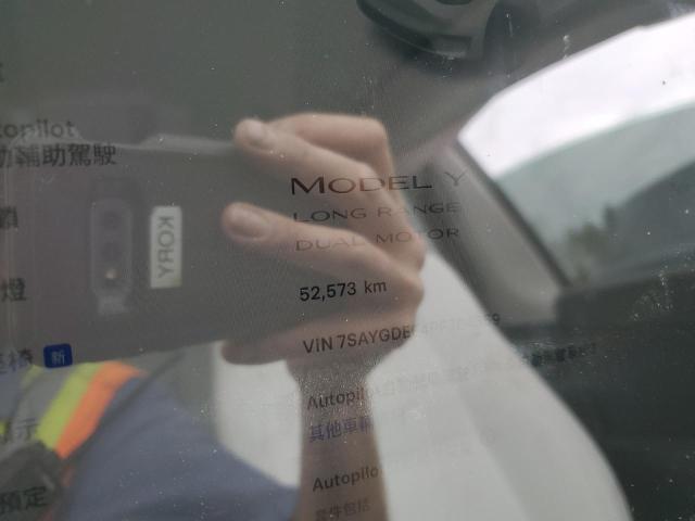 2023 TESLA MODEL Y 7SAYGDEE4PF764359