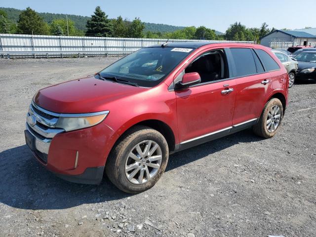 FORD EDGE SEL 2011 burgundy  gas 2FMDK4JC9BBA94601 photo #1
