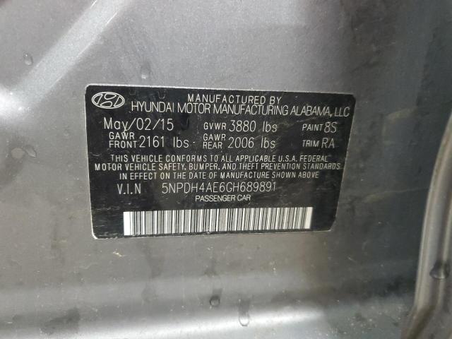 2016 HYUNDAI ELANTRA SE - 5NPDH4AE6GH689891