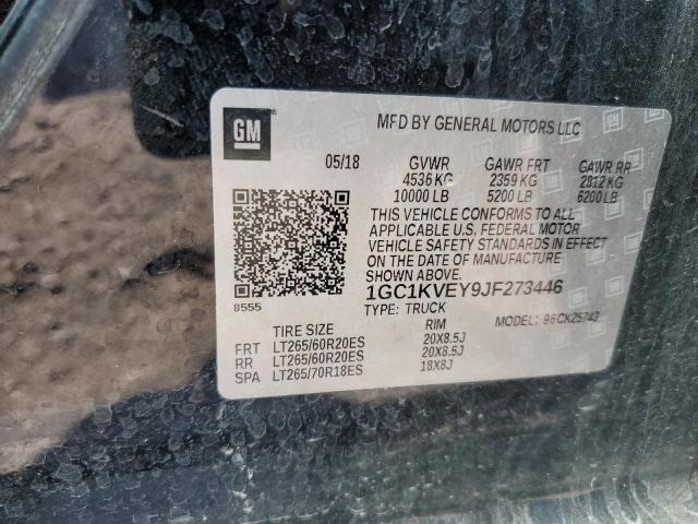 2018 CHEVROLET SILVERADO K2500 HEAVY DUTY LT 1GC1KVEY9JF273446