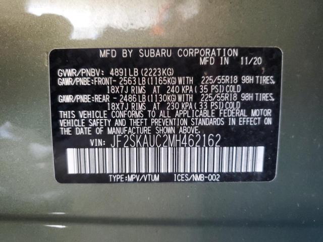 2021 SUBARU FORESTER L JF2SKAUC2MH462162