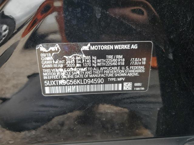 2019 BMW X3 XDRIVE3 - 5UXTR9C56KLD94590