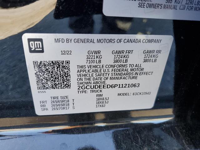 2023 CHEVROLET SILVERADO - 2GCUDEED6P1121063