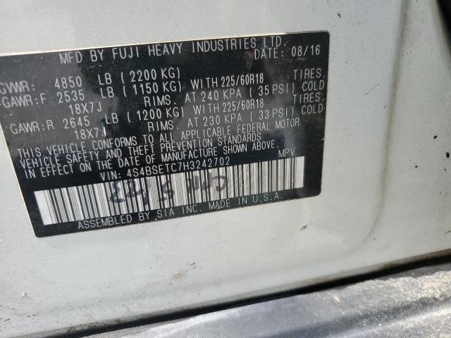 2017 SUBARU OUTBACK TO - 4S4BSETC7H3242702