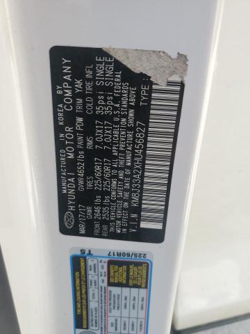 2017 HYUNDAI TUCSON LIM KM8J33A2XHU456827