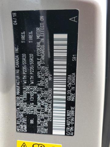 2018 LEXUS RX 350 BAS - 2T2ZZMCA4JC104390