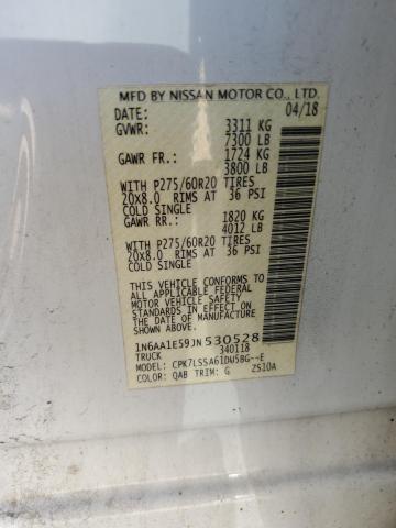 2018 NISSAN TITAN SV - 1N6AA1E59JN530528