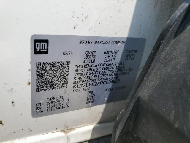 2024 CHEVROLET TRAX LS KL77LFE22RC004689