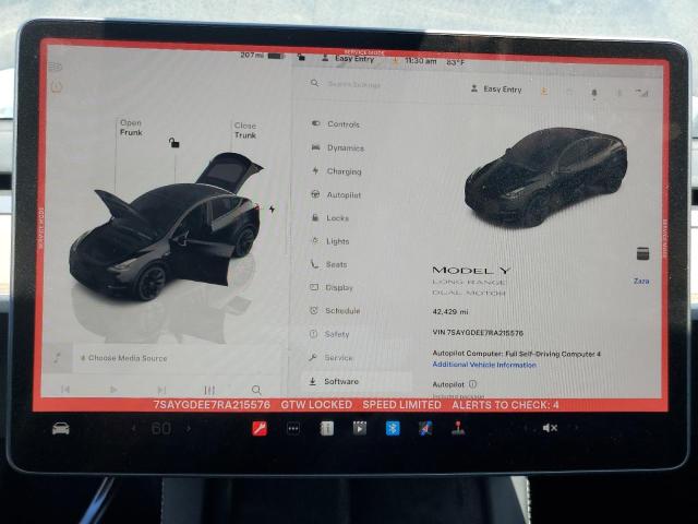 2024 TESLA MODEL Y 7SAYGDEE7RA215576
