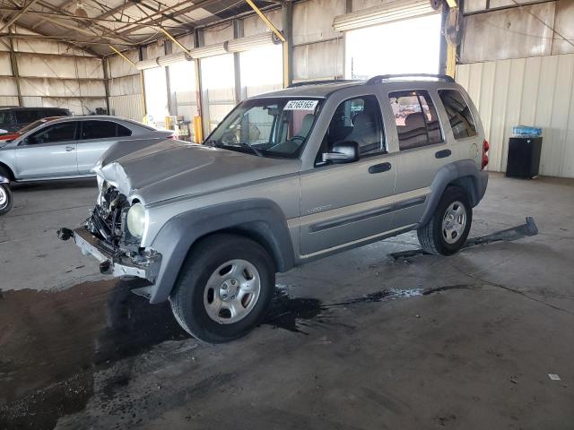 JEEP LIBERTY SP 2004 silver  gas 1J4GK48KX4W147591 photo #1