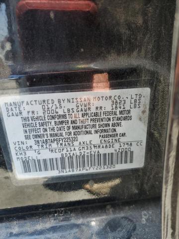 2015 NISSAN SENTRA S 3N1AB7AP6FY225320