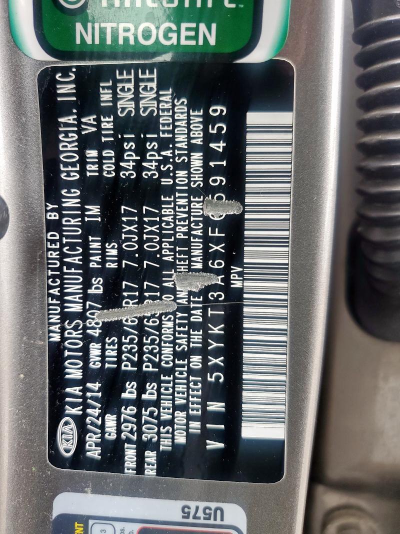 2015 KIA SORENTO LX - 5XYKT3A6XFG591459