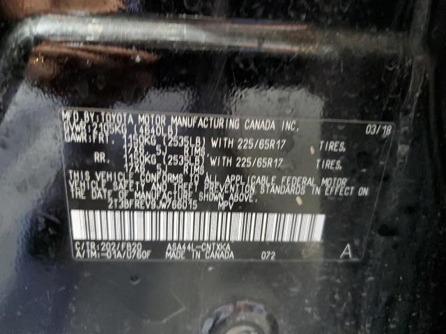 2018 TOYOTA RAV4 LE - 2T3BFREV9JW766015