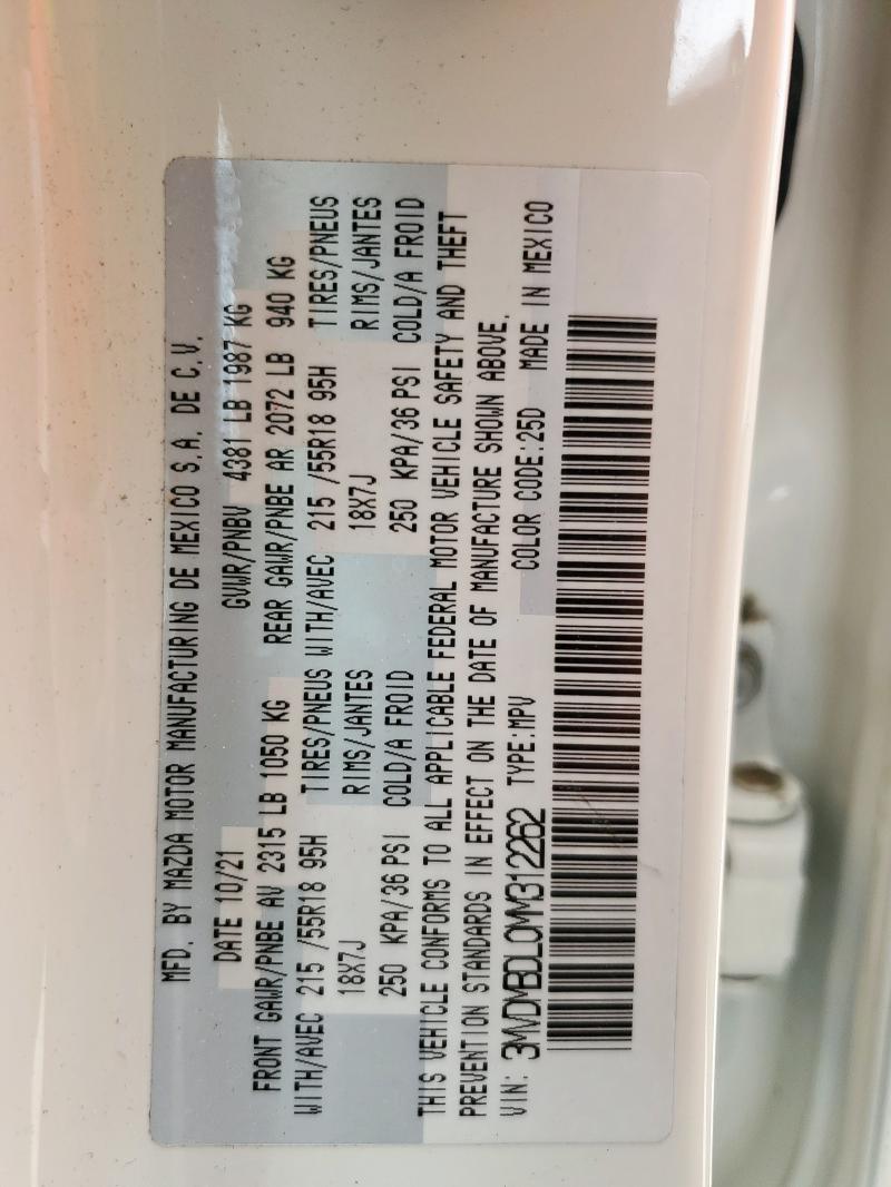 2021 MAZDA CX-30 PREM 3MVDMBDL0MM312262