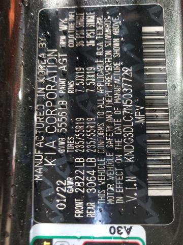 2022 KIA EV6 LIGHT KNDC3DLC7N5037722