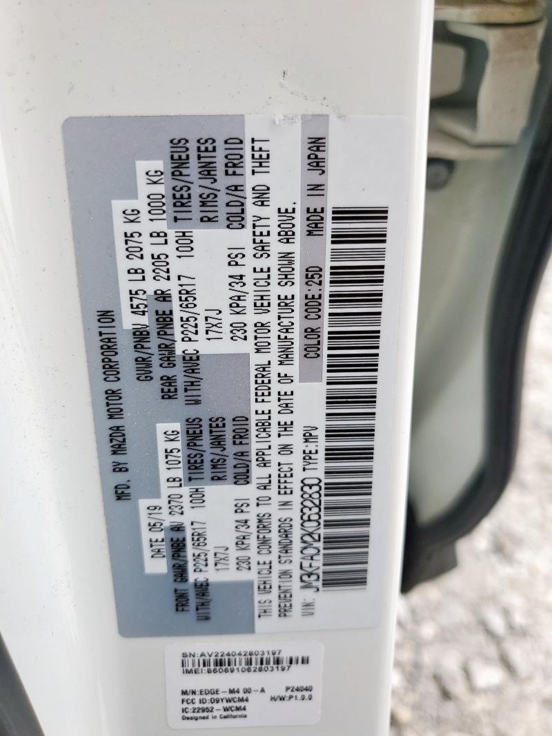 2019 MAZDA CX-5 TOURI - JM3KFACM2K0632830