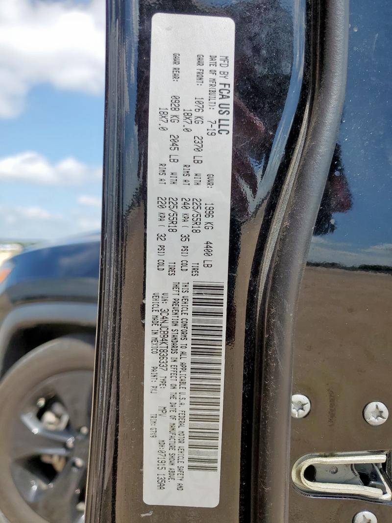 2019 JEEP COMPASS LA 3C4NJCBB4KT836337