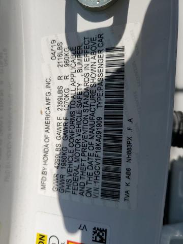 2019 HONDA ACCORD LX 1HGCV1F18KA091909
