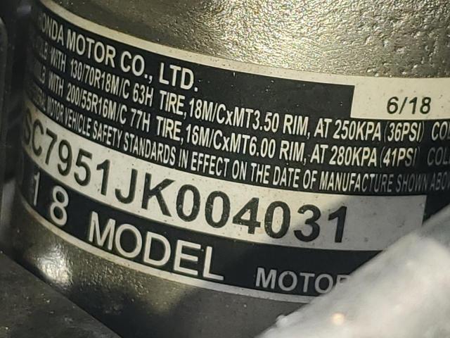 2018 HONDA GL1800 D JH2SC7951JK004031