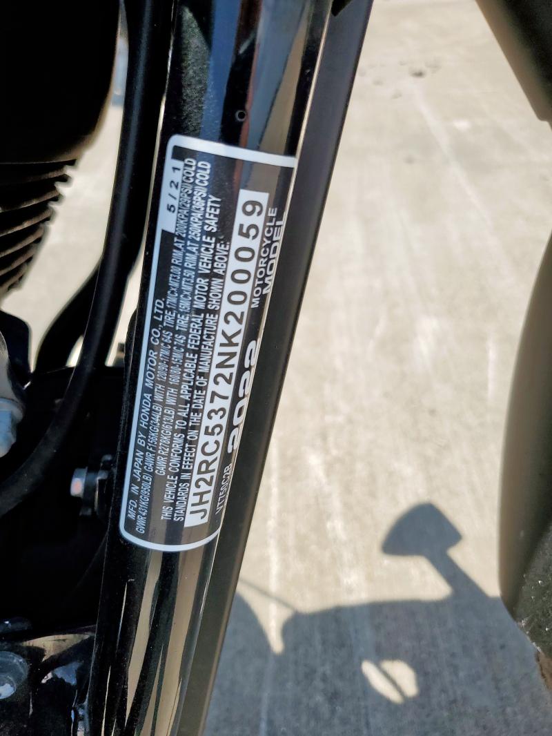 2022 HONDA VT750 C2B JH2RC5372NK200059