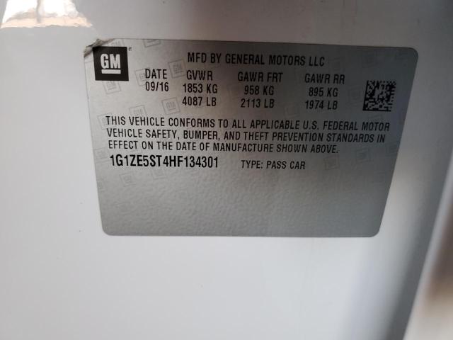 2017 CHEVROLET MALIBU LT - 1G1ZE5ST4HF134301