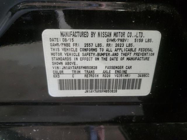 2015 INFINITI Q50 HYBRID JN1AV7AR6FM850828