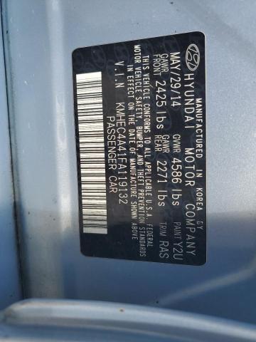 2015 HYUNDAI SONATA HYB KMHEC4A41FA119132