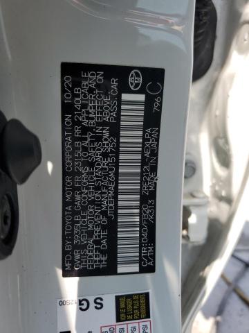2021 TOYOTA COROLLA LE JTDEPMAE6MJ151752