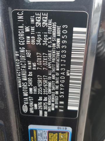 2018 KIA SORENTO LX - 5XYPGDA31JG339503