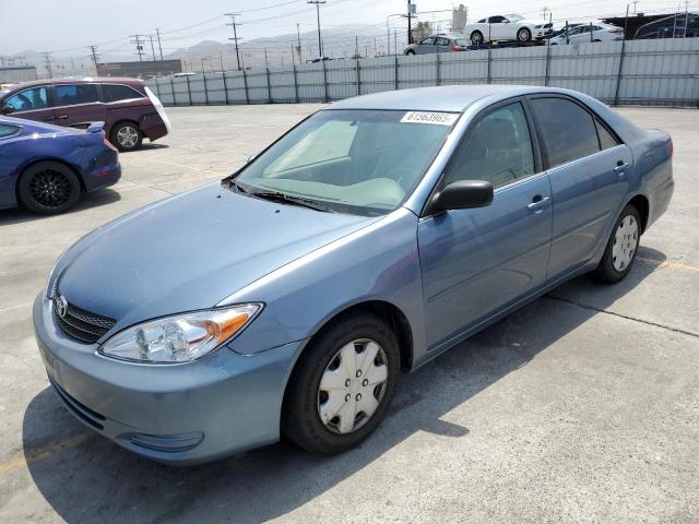 TOYOTA CAMRY LE 2003 blue sedan 4d gas JTDBE32K730180835 photo #1