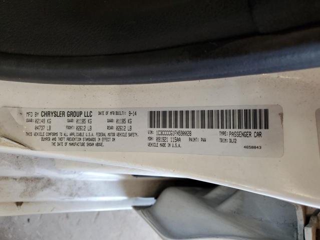 2015 CHRYSLER 200 C 1C3CCCCG1FN590028