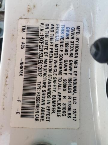 19xfc2f53je013012 - 2018 Honda Civic Lx - #61737715