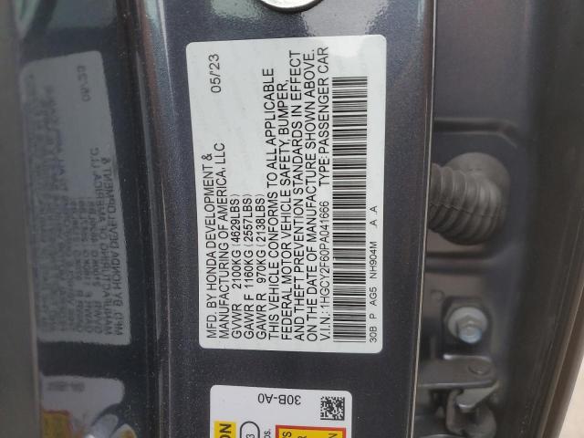 2023 HONDA ACCORD HYB 1HGCY2F60PA041666