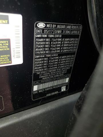 2017 LAND ROVER DISCOVERY SALRRBBVXHA022409
