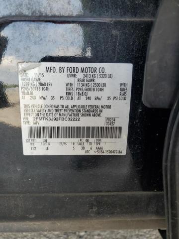 2015 FORD EDGE SEL 2FMTK3J92FBC32222